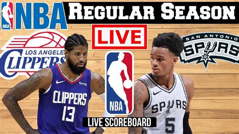 Los Angeles Clippers vs San Antonio Spurs .